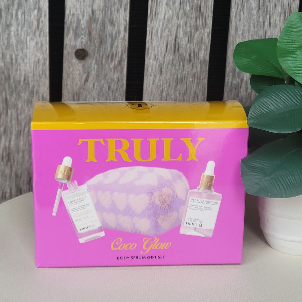 TRULY Vibrant Pink and Yellow Skincare Collection